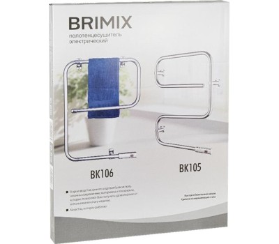 Полотенцесушитель BRIMIX BK107 М-образный 600х400 нерж