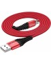 Кабель HOCO (6957531062875) X14 USB (m)-Type-C (m) 1.0м - красный/черный