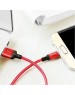 Кабель HOCO (6957531062875) X14 USB (m)-Type-C (m) 1.0м - красный/черный