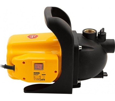 Насосы DENZEL Садовый поверхностный насос GP600, 600 Вт, 3000 л/ч, подъем 35 м, пластик 97201