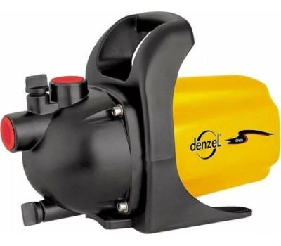 Насосы DENZEL Садовый поверхностный насос GP600, 600 Вт, 3000 л/ч, подъем 35 м, пластик 97201