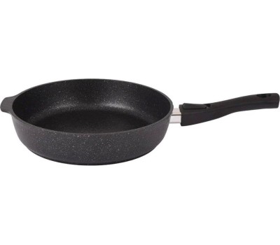 Сковорода KUKMARA смт283а а/пр литая 28см съемн/руч Темный мрамор