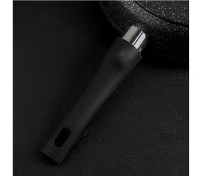 Сковорода KUKMARA смт283а а/пр литая 28см съемн/руч Темный мрамор