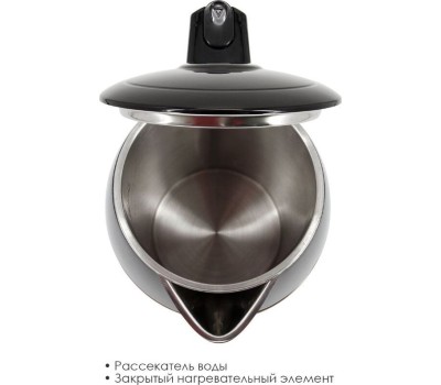 Чайник ATLANTA ATH-2446 (BLACK) Чайник двухстенный электрический