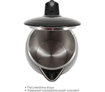 Чайник ATLANTA ATH-2446 (BLACK) Чайник двухстенный электрический