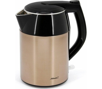 Чайник ATLANTA ATH-2446 (BLACK) Чайник двухстенный электрический