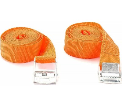 Стяжка груза NOVA BRIGHT ленточная 2,5 см х 2,5 м, в блистере, с фиксатором (2 шт.) 39372