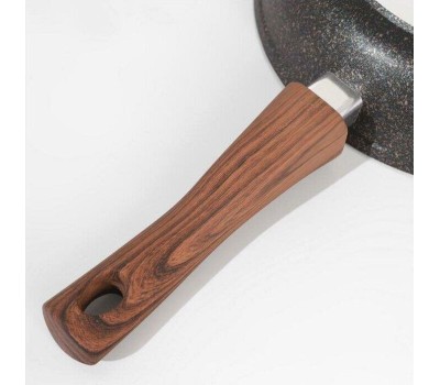 Сковорода KUKMARA сгг263а а/пр литая 26см съемн/руч стекл/кр Granit ultra blue