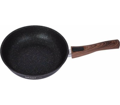 Сковорода KUKMARA сгг263а а/пр литая 26см съемн/руч стекл/кр Granit ultra blue