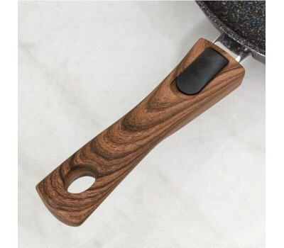 Сковорода KUKMARA сгг263а а/пр литая 26см съемн/руч стекл/кр Granit ultra blue