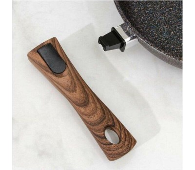 Сковорода KUKMARA сгг263а а/пр литая 26см съемн/руч стекл/кр Granit ultra blue