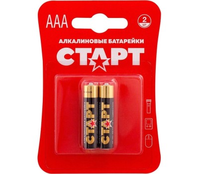 Алкалиновая батарейка СТАРТ (19134) LR03-BL2 N