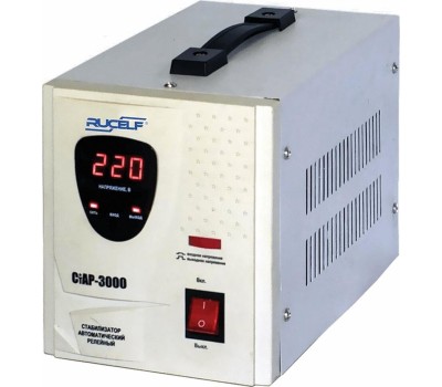 стабилизатор RUCELF СтАР-3000 3кВА белый