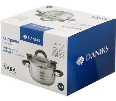 Кастрюля DANIKS GS-01413HY-20CA-2 Нара (397627) 3.9 л