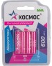 Аккумулятор КОСМОС KOCR03NIMH600mAh4BL фуксия