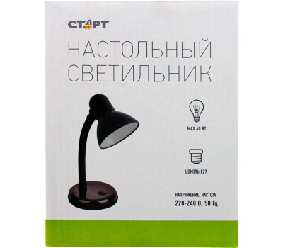 Настольный светильник СТАРТ (11806) CT02 черный