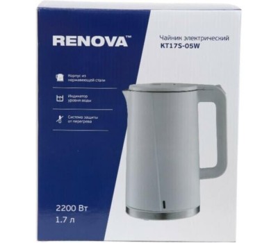 Чайник RENOVA KT17S-05W