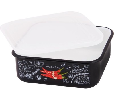 Контейнер APPETITE 10-2507п/6 Chilli эмал квадр пласт/кр 1,0л