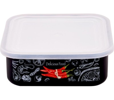 Контейнер APPETITE 10-2507п/6 Chilli эмал квадр пласт/кр 1,0л