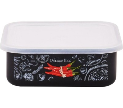 Контейнер APPETITE 10-2507п/6 Chilli эмал квадр пласт/кр 1,0л