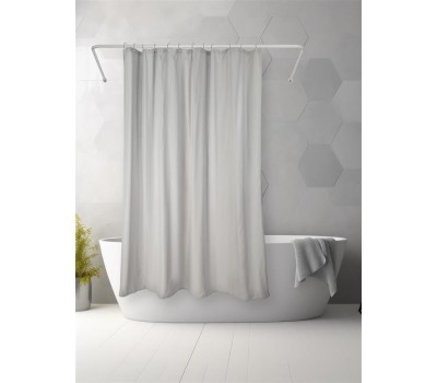 Штора для ванной ЕГ (544) DIAMOND Штора для ванной серая