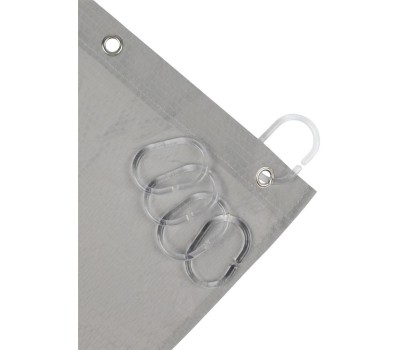 Штора для ванной ЕГ (544) DIAMOND Штора для ванной серая