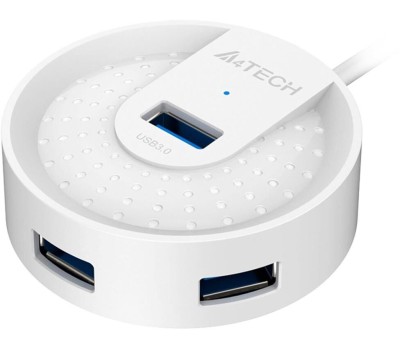 A4TECH Хаб (разветвитель) HUB-30, белый
