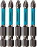 Бита GROSS Бита торсионная PH2 x 50 мм, для ударных шуруповертов, 5 шт. 11490
