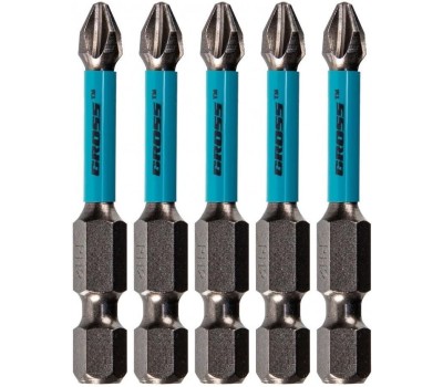 Бита GROSS Бита торсионная PH2 x 50 мм, для ударных шуруповертов, 5 шт. 11490