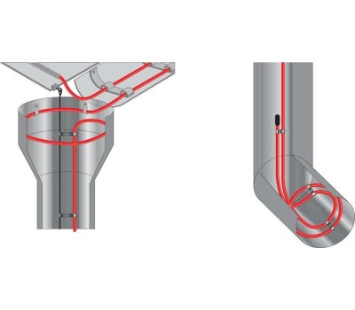 REXANT Кабель греющий саморегулирующийся модель SRL Extra Line 25MSR-PB, на трубу, 3м/75Вт