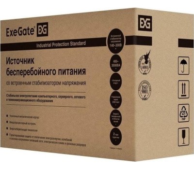 ИБП Exegate EX292631RUS ИБП ExeGate SpecialPro Smart LLB-2000.LCD.AVR.4C13.RJ.USB <2000VA/1200W, LCD, AVR, 4*C13,RJ45/11,USB, металлический корпус, Black>