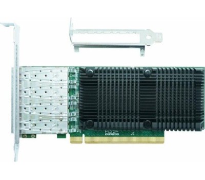 Сетевой адаптер LR-LINK Сетевой адаптер LRES1023PF-4SFP28 Intel E810 CAM1 PCI-E 3.0 x16 25GB 4 x SFP28 E810-XXVDA4