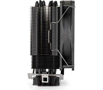 Exegate EX286299RUS Кулер Dark Magic EXX400-PWM (Al+Cu, черное покрытие, 4 тепл.трубки, LGA775/1150/1151/1155/1156/1200/1700/AM2/AM2+/AM3/AM3+/AM4/FM1/FM2/754/939/940, TDP 140W, Fan 120mm, PWM, 1200-2