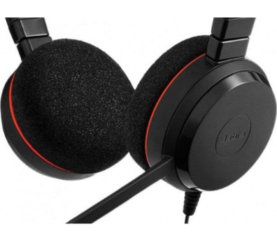 JABRA Гарнитура Evolve 20 MS Stereo, для контактных центров, накладные, проводные, черный [4999-823-109]