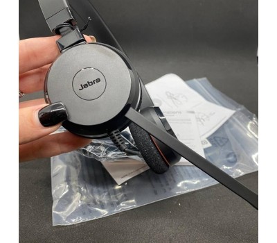 JABRA Гарнитура Evolve 20 MS Stereo, для контактных центров, накладные, проводные, черный [4999-823-109]