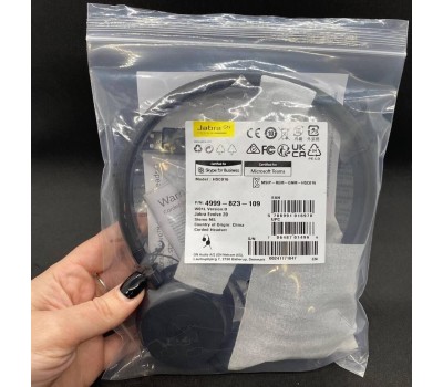JABRA Гарнитура Evolve 20 MS Stereo, для контактных центров, накладные, проводные, черный [4999-823-109]