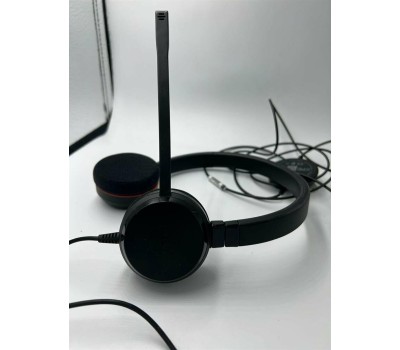 JABRA Гарнитура Evolve 20 MS Stereo, для контактных центров, накладные, проводные, черный [4999-823-109]