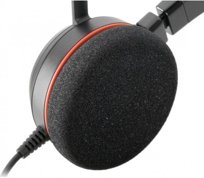 JABRA Гарнитура Evolve 20 MS Stereo, для контактных центров, накладные, проводные, черный [4999-823-109]