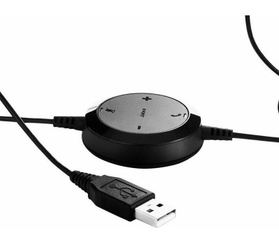 JABRA Гарнитура Evolve 20 MS Stereo, для контактных центров, накладные, проводные, черный [4999-823-109]
