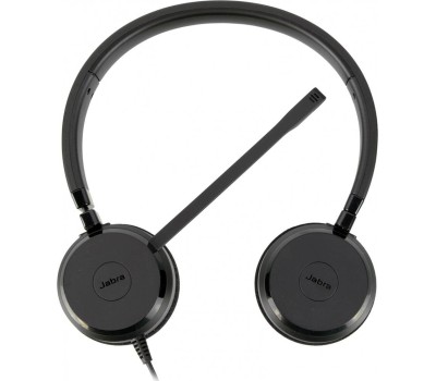 JABRA Гарнитура Evolve 20 MS Stereo, для контактных центров, накладные, проводные, черный [4999-823-109]