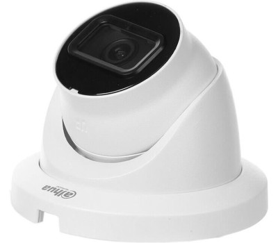 DAHUA Камера видеонаблюдения аналоговая DH-HAC-HDW1231TLMQP-A-0280B, 1920х1080 pix, 2.8 мм, белый