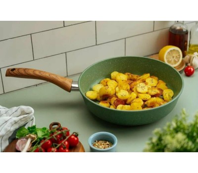 Сковорода НЕВА МЕТАЛЛ ПОСУДА Сковорода а/пр литая 20см Eco Way ТМ НМП