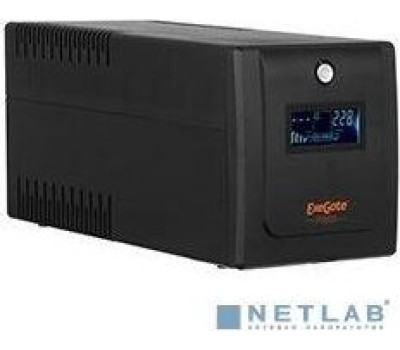 ИБП Exegate EP285529RUS ИБП ExeGate SpecialPro Smart LLB-2200.LCD.AVR.C13.RJ.USB <2200VA/1300W, LCD, AVR, 6*IEC-C13, RJ45/11, USB, Black>