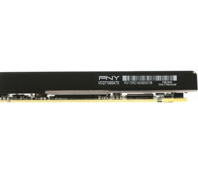 Видеокарта PNY Видеокарта NVIDIA T1000 T1000 4ГБ GDDR6, Low Profile, Bulk [vcnt1000-sb]