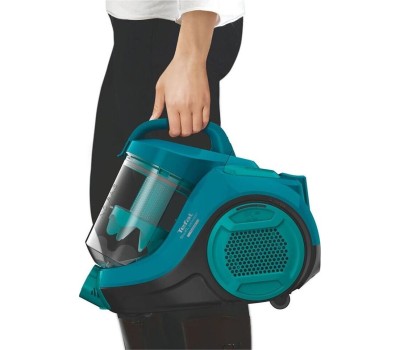 TEFAL Пылесос Swift Power Cyclonic TW2922EA, 750Вт, бирюзовый/черный [7211005022]