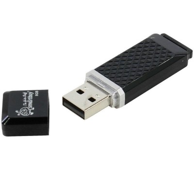 SMART BUY Smartbuy USB Drive 8Gb Quartz series Black SB8GBQZ-K