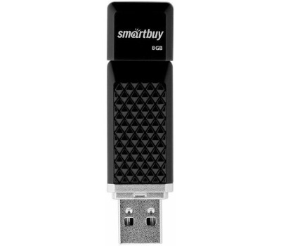 SMART BUY Smartbuy USB Drive 8Gb Quartz series Black SB8GBQZ-K
