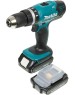 MAKITA Ударная дрель-шуруповерт DHP453SYE, 1.5Ач, с двумя аккумуляторами