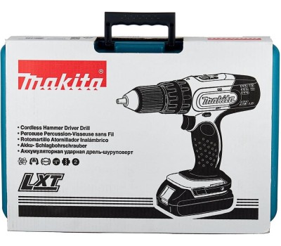 MAKITA Ударная дрель-шуруповерт DHP453SYE, 1.5Ач, с двумя аккумуляторами