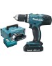 MAKITA Ударная дрель-шуруповерт DHP453SYE, 1.5Ач, с двумя аккумуляторами